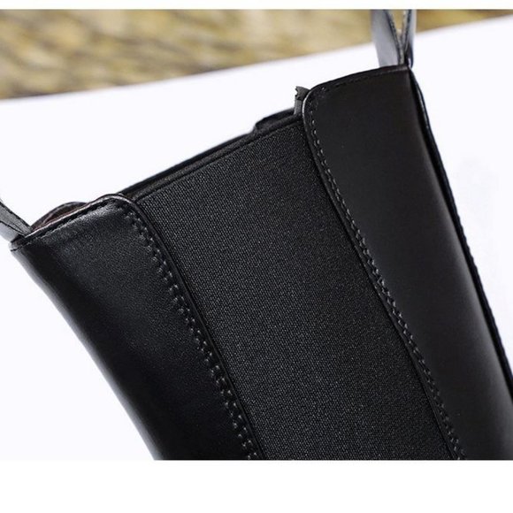 new Fashion Ankle Boots black 10 - Picture 5 of 11